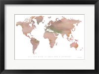 Framed Passport to the World