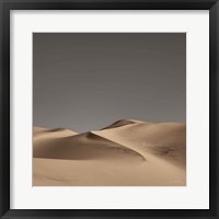 Framed Sandy Dunes II Neutral Sky