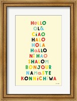 Framed Language of Hellos Yellow