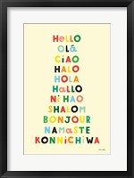 Framed Language of Hellos Yellow