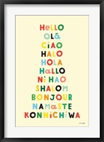 Framed Language of Hellos Yellow