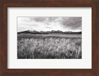 Framed Sawtooth Mountains Idaho II BW