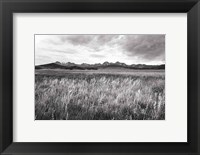 Framed Sawtooth Mountains Idaho II BW