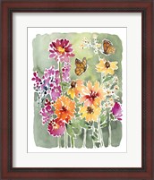Framed Monarchs and Blooms