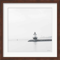 Framed Casco Bay Lighthouse I