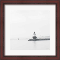 Framed Casco Bay Lighthouse I