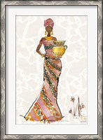 Framed African Flair X B