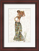 Framed African Flair VIII B