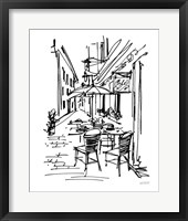 Framed Cafe Sketch II