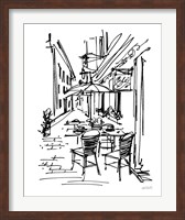 Framed Cafe Sketch II