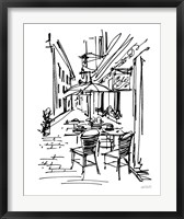 Framed Cafe Sketch II