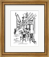 Framed Cafe Sketch II