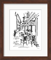 Framed Cafe Sketch II