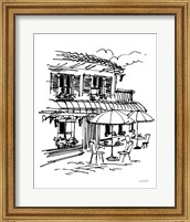 Framed Cafe Sketch I