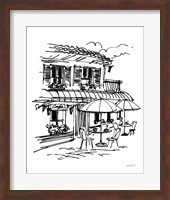 Framed Cafe Sketch I
