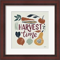 Framed Harvest Lettering I