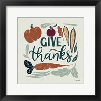 Harvest Lettering II Framed Print