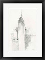 Framed City Sketch I