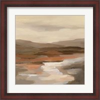 Framed Cinnamon Riverbank I