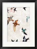 Abstract Birds 1 Framed Print