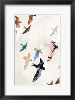 Abstract Birds 2 Framed Print