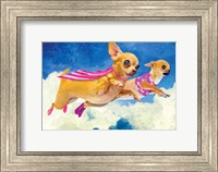 Framed Chick Chihuahua and Darlene