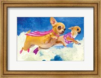 Framed Chick Chihuahua and Darlene