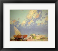 Framed Fishing Boats II