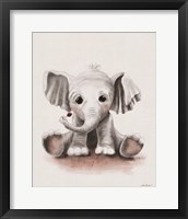 Lolli the Baby Elephant Framed Print