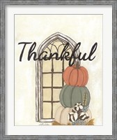 Framed Fall Thankful