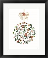 Framed Christmas Ornament II