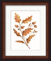 Framed Fall Leaf Stem I