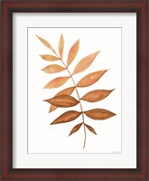 Framed Fall Leaf Stem II
