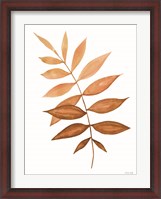 Framed Fall Leaf Stem II
