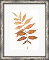 Framed Fall Leaf Stem II