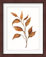 Framed Fall Leaf Stem IV