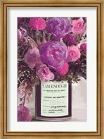 Framed I Am Enough Floral