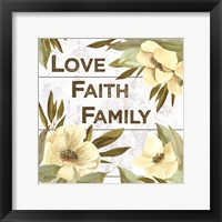 Framed Love, Faith, Family