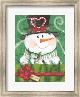 Framed Snowman Gift