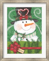 Framed Snowman Gift