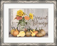 Framed Harvest Blessings