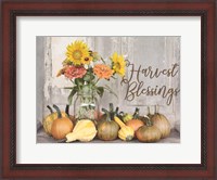 Framed Harvest Blessings