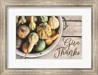 Framed Give Thanks