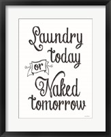 Framed Laundry Today