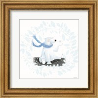 Framed Polar Bear Holiday