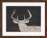 Framed Brow Tine Deer I