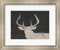 Framed Brow Tine Deer I