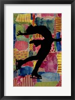 Framed Patchwork Athlete III