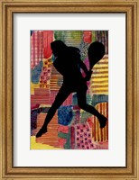 Framed Patchwork Athlete IV