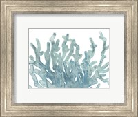 Framed Blue Macro Coral III